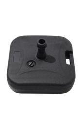 H&O Direct PP Square Water & Sand Filled Freestanding Parasol Base in Black - thumbnail 4