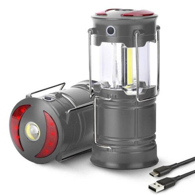 Voyager 6 in 1 Portable Camping Lantern Compact Camping Lamp with Torch in Dark Grey