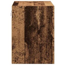 Berkfield Home Garage Wall Cabinet Old Wood Engineered Wood in Brown - thumbnail 7