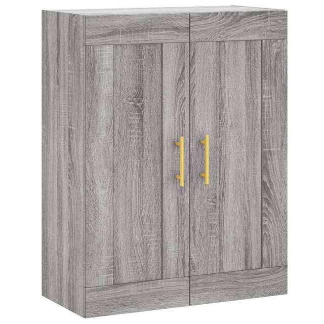 Berkfield Home Wall Mounted Cabinet Grey Sonoma 69.5x34x90 cm Engineered Wood - image 1