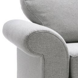 Abakus Direct Ingrid Collection Cuddle Chair in Light Grey - thumbnail 6