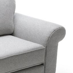 Abakus Direct Ingrid Collection Cuddle Chair in Light Grey - thumbnail 5