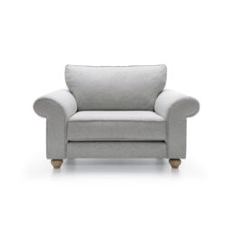 Abakus Direct Ingrid Collection Cuddle Chair in Light Grey - thumbnail 2