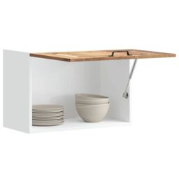 Berkfield Home Kitchen Wall Cabinet Kalmar Old Wood Engineered Wood in Brown - thumbnail 1
