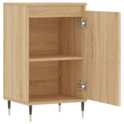 Berkfield Home Sideboard Sonoma Oak 40x35x70 cm Engineered Wood in Light Sand - Size: 40 x 35 x 70 cm - thumbnail 6