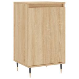 Berkfield Home Sideboard Sonoma Oak 40x35x70 cm Engineered Wood in Light Sand - Size: 40 x 35 x 70 cm - thumbnail 3