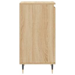 Berkfield Home Sideboard Sonoma Oak 40x35x70 cm Engineered Wood in Light Sand - Size: 40 x 35 x 70 cm - thumbnail 7