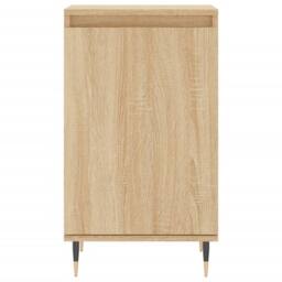 Berkfield Home Sideboard Sonoma Oak 40x35x70 cm Engineered Wood in Light Sand - Size: 40 x 35 x 70 cm - thumbnail 5
