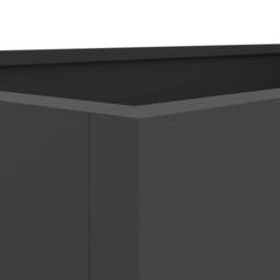 Berkfield Home Planter Black 62x40x39 cm Steel - Size: 62 x 40 x 39 cm - thumbnail 8