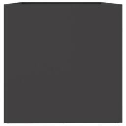 Berkfield Home Planter Black 62x40x39 cm Steel - Size: 62 x 40 x 39 cm - thumbnail 6