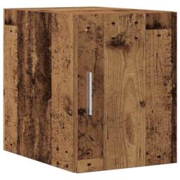 Berkfield Home Slim Storage Cabinet Old Wood 30x42.5x225 cm Engineered Wood in Brown - thumbnail 5