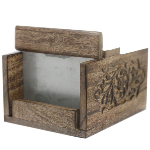 KDMD Carved Mango Wood Cutter For Soap Loaves in Brown - image 1
