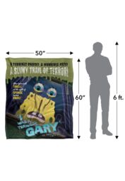 Spongebob Teenage Gary Silky Touch Super Soft Throw Blanket 152 X 127 cm in White - thumbnail 5