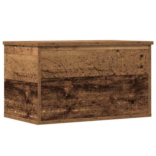 Berkfield Home Storage Box Old Wood 60x35x35 cm Made of Engineered Wood in Brown - Size: 60 x 35 x 35 cm - image 1
