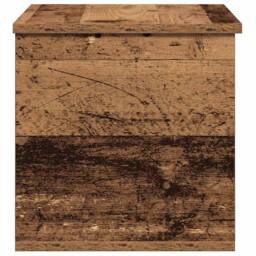 Berkfield Home Storage Box Old Wood 60x35x35 cm Made of Engineered Wood in Brown - Size: 60 x 35 x 35 cm - thumbnail 8