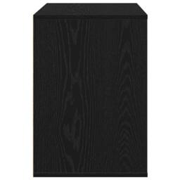 Berkfield Home Corner Chest of Drawers Black Oak 80x41x58 cm Engineered Wood - Size: 80 x 41 x 58 cm - thumbnail 8