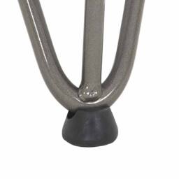Berkfield Home Hairpin Table Legs 4 pcs Natural Steel 30 cm Solid Steel in Grey - thumbnail 9