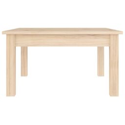 Berkfield Home Coffee Table 55x55x30 cm Solid Wood Pine in Brown - Size: 55 x 55 x 30 cm - thumbnail 4