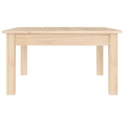Berkfield Home Coffee Table 55x55x30 cm Solid Wood Pine in Brown - Size: 55 x 55 x 30 cm - thumbnail 3