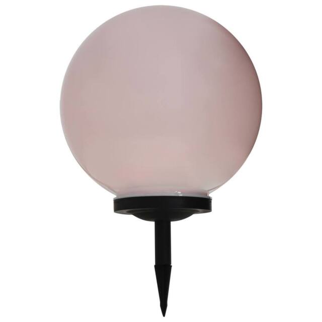 Berkfield Home Outdoor Solar Lamp LED Spherical 40 cm RGB in White - image 1