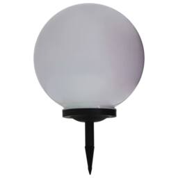 Berkfield Home Outdoor Solar Lamp LED Spherical 40 cm RGB in White - thumbnail 5