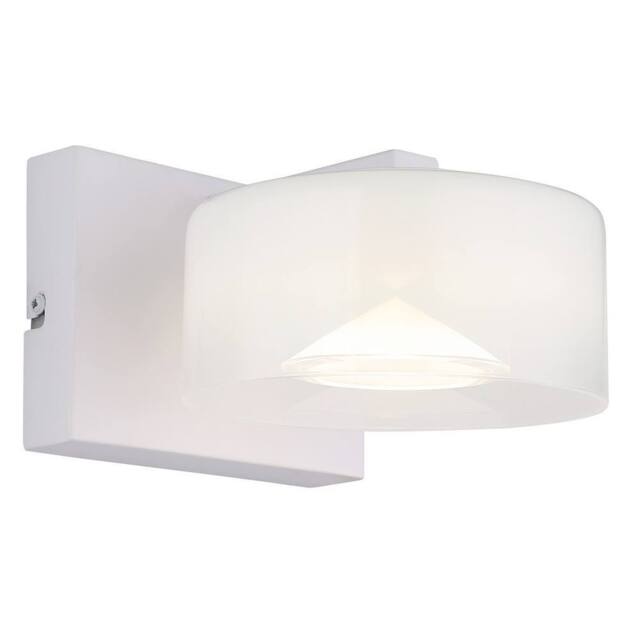 Netlighting Belinda Integrated LED Wall Lamp White Matt Opal Glass Shade LED 4000K - image 1