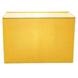 Happy Homewares Contemporary & Stylish Linen Fabric Lamp Shade in Mustard - Size: 12 inches - thumbnail 2