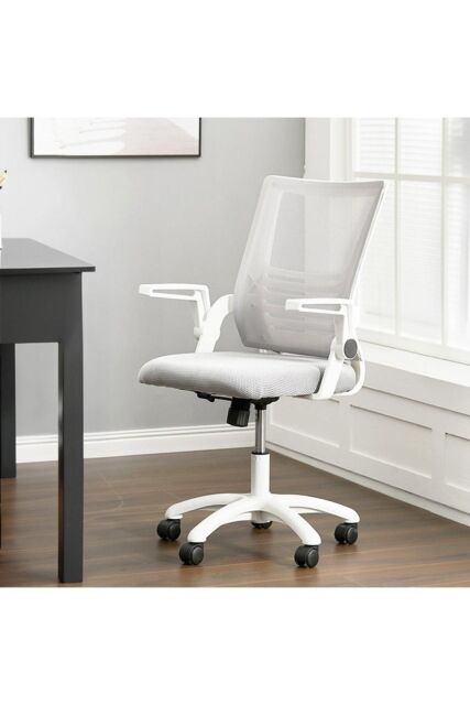 H&O Direct Office Ergonomic Gaming Chair for Home Office Computer Swivel Chair in Grey - image 1