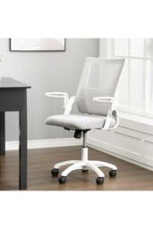 H&O Direct Office Ergonomic Gaming Chair for Home Office Computer Swivel Chair in Grey