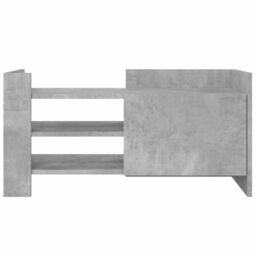 Berkfield Home TV Cabinet Concrete Grey 80x35x40 cm Engineered Wood - Size: 80 x 35 x 40 cm - thumbnail 4