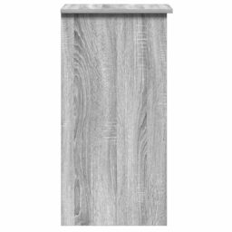 Berkfield Home Desk with Shelves Grey Sonoma 84x40x78 cm Engineered Wood - Size: 84 x 40 x 78 cm - thumbnail 6
