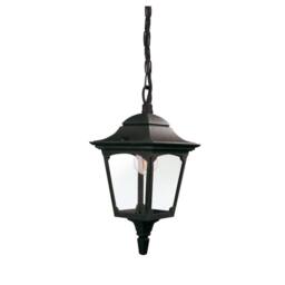 Netlighting Chapel Mini Outdoor Pendant Ceiling Light Black IP44 - thumbnail 1
