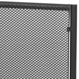 Berkfield Home Garden Bench 108 cm Steel & Mesh Anthracite in Black - thumbnail 4