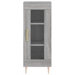 Berkfield Home Highboard Grey Sonoma 34.5x34x180 cm Engineered Wood - thumbnail 6