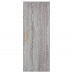 Berkfield Home Highboard Grey Sonoma 34.5x34x180 cm Engineered Wood - thumbnail 8