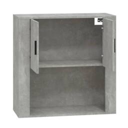 Berkfield Home Wall Cabinet Concrete Grey 80x33x80 cm Engineered Wood - Size: 80 x 33 x 80 cm - thumbnail 4