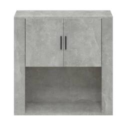 Berkfield Home Wall Cabinet Concrete Grey 80x33x80 cm Engineered Wood - Size: 80 x 33 x 80 cm - thumbnail 1