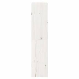 Berkfield Home Book Cabinet/Room Divider White 60x30x135.5 cm Solid Wood Pine - thumbnail 6