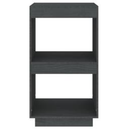 Berkfield Home Book Cabinet Grey 40x35x71 cm Solid Pinewood - Size: 40 x 35 x 71 cm - thumbnail 5