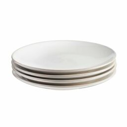 Cooks Professional 12pc Nordic Stoneware Dinnerware Set 4 Person Plate & Bowl Setting in White - Size: 12 Pack - thumbnail 7