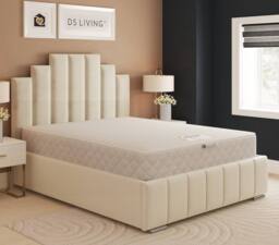 DS Living Sanctuary Medium Hybrid Pocket Gel Aurora Mattress in Grey - Size: Small Single - thumbnail 4