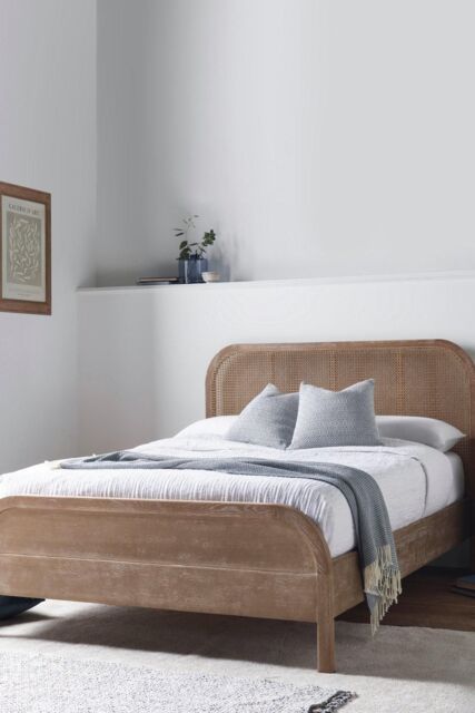 Time4sleep Annecy Rattan HFE Wooden - Bed Frame in Brown - Size: King - image 1