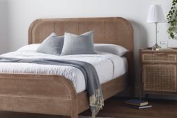 Time4sleep Annecy Rattan HFE Wooden - Bed Frame in Brown - Size: King - thumbnail 3