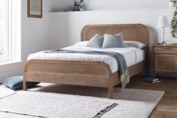 Time4sleep Annecy Rattan HFE Wooden - Bed Frame in Brown - Size: King - thumbnail 2
