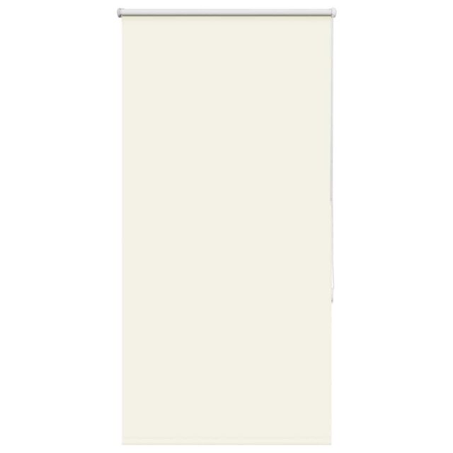 Berkfield Home Roller Blind Blackout Off-White 75x150 cm Fabric Width 70.7 cm Polyester in White - image 1