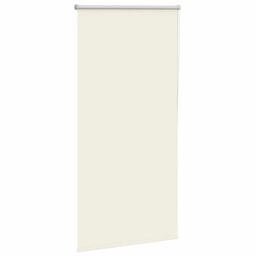 Berkfield Home Roller Blind Blackout Off-White 75x150 cm Fabric Width 70.7 cm Polyester in White - thumbnail 3