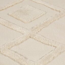 Esselle Windsor Geo Tufted Small Rug in Cream - Size: 120 cm x 170 cm - thumbnail 3