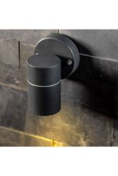 CGC Lighting 'Mia' Dark Grey Stainless Steel GU10 Down Outdoor Wall Light IP44 - thumbnail 2