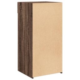 Berkfield Home Sideboard Brown Oak 45x42.5x93 cm Engineered Wood - thumbnail 6