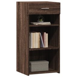 Berkfield Home Sideboard Brown Oak 45x42.5x93 cm Engineered Wood - thumbnail 3